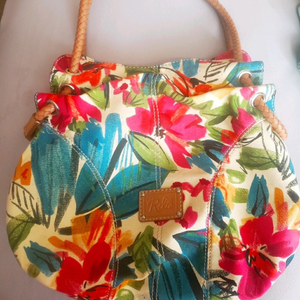 Relic Floral cloth purse